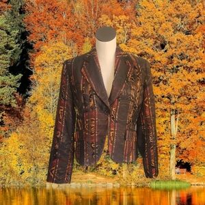 Single Button Classic Cut Blazer